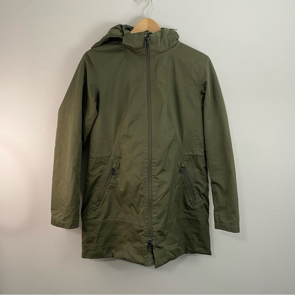 North Face‎ NF00CG1B Olive Green Ancha Hooded Insulated Parka Jacket Women’s Med